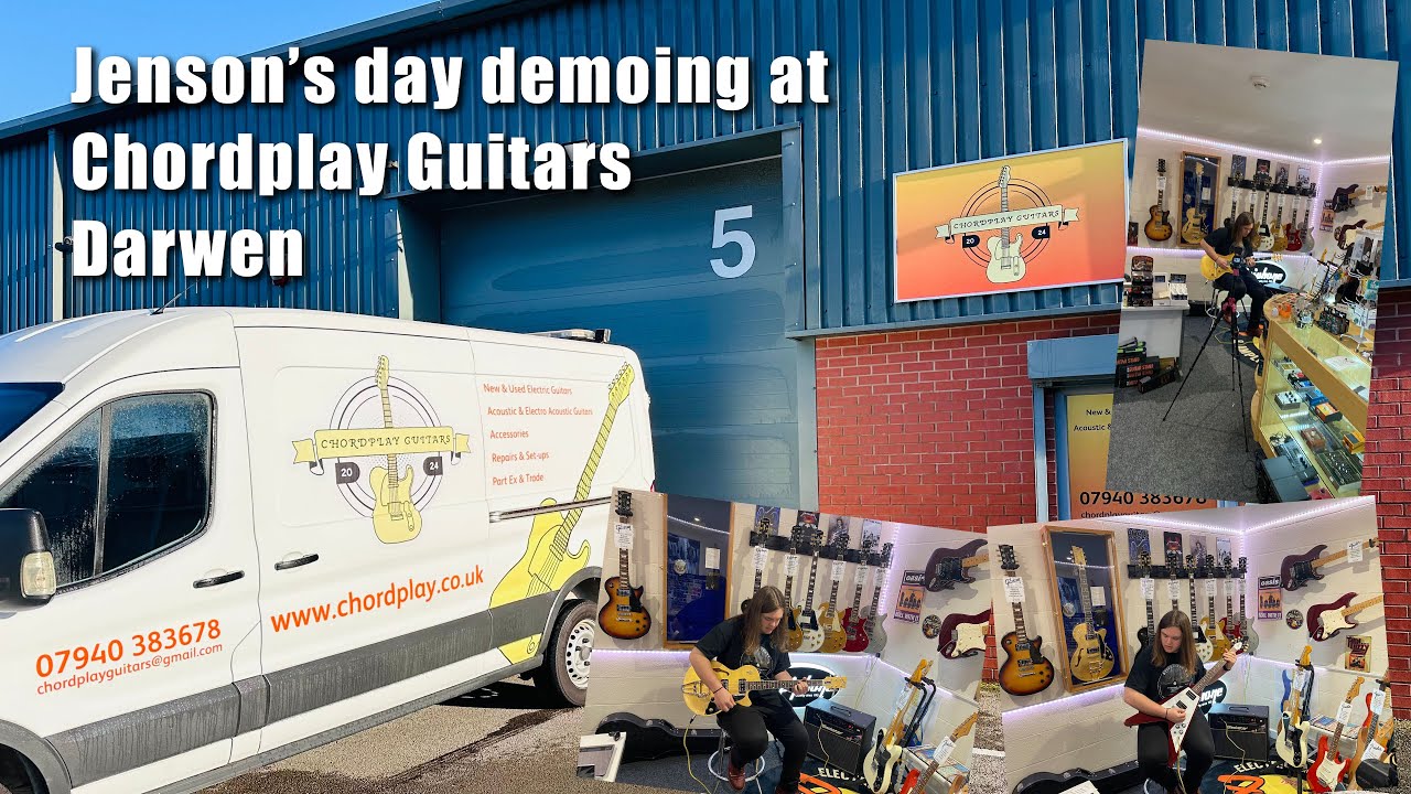 My day demoing at Chordplay Guitars in Darwen, Lancashire! #guitar #guitardemo #demo #rock #shop