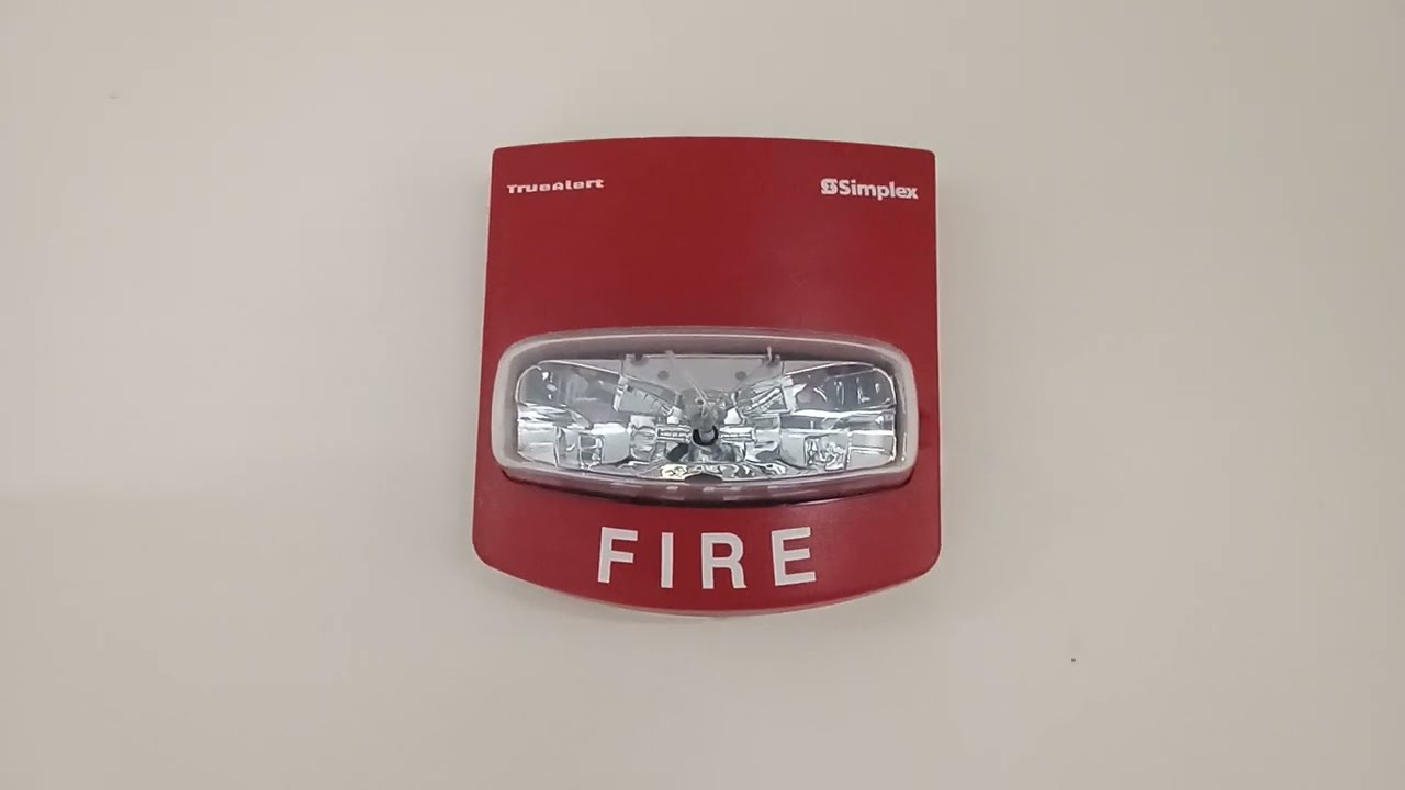 Simplex TrueAlert Fire Alarm Strobe