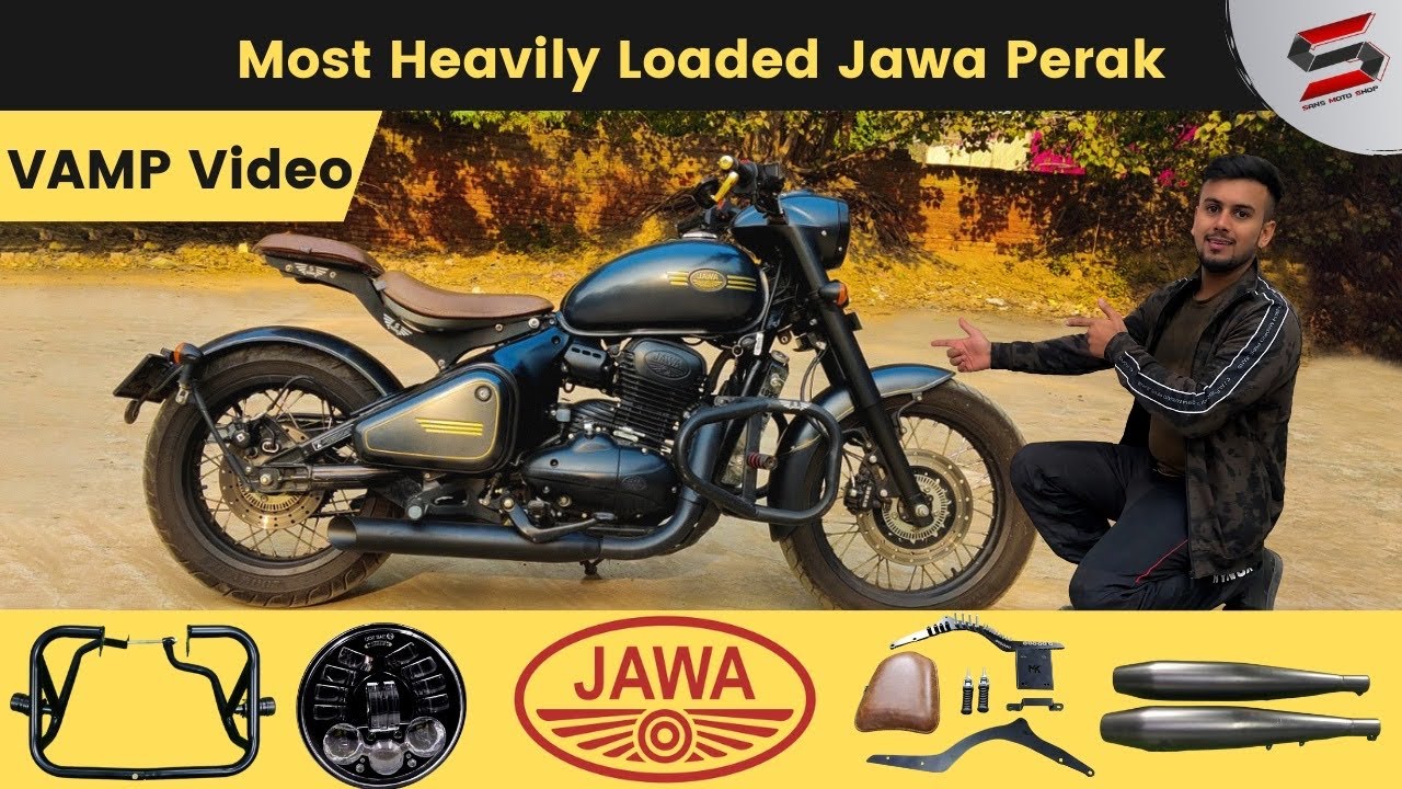 Jawa Bike Accessories & Modification | Jawa Perak - Jawa Forty Two | Vampvideo |