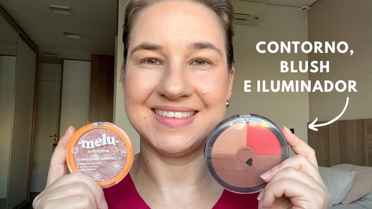 CONTORNO, BLUSH E ILUMINADOR | ONDE APLICAR CADA UM - Vídeo 3 Automaquiagem