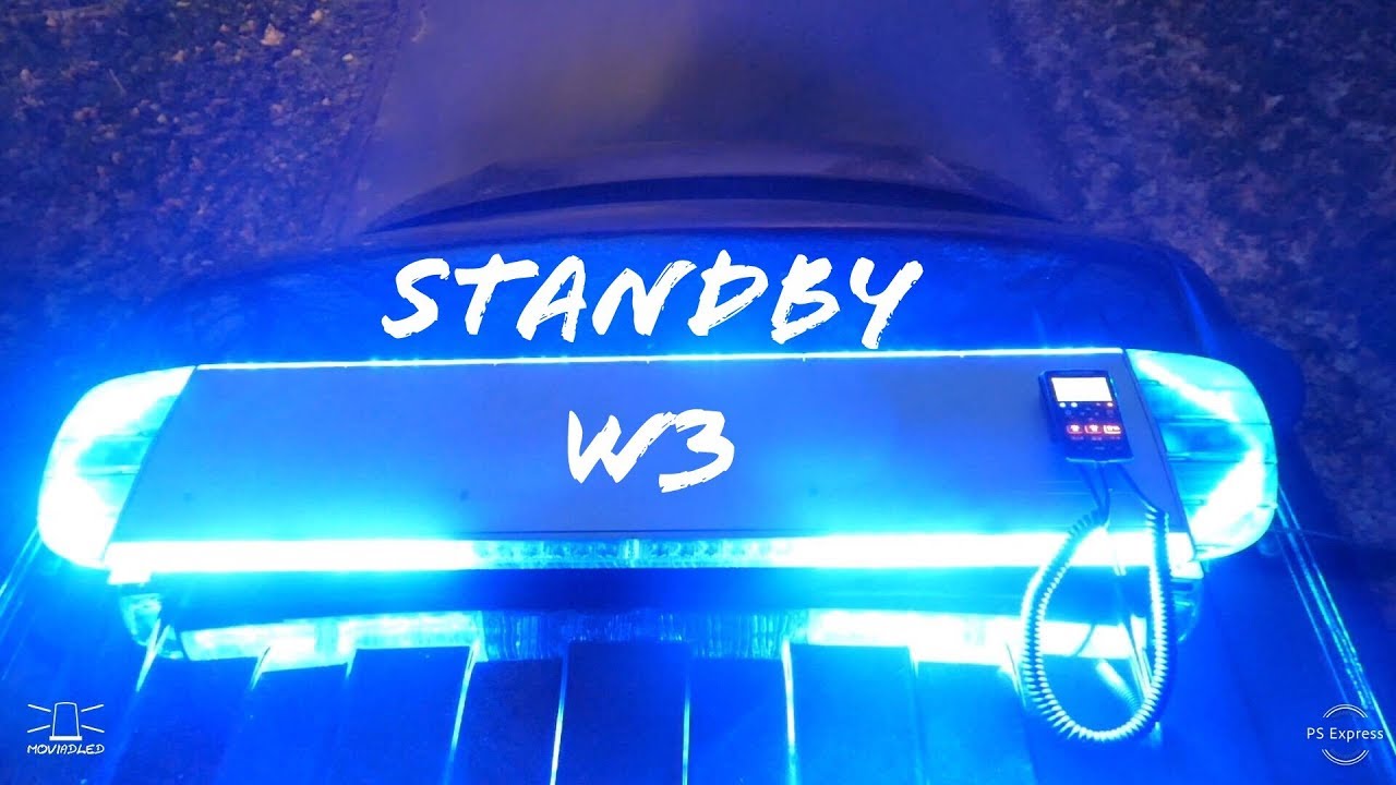 Standby W3 Blaulichtbalken Vollausstattung Blinker RWS Einsatzleitung