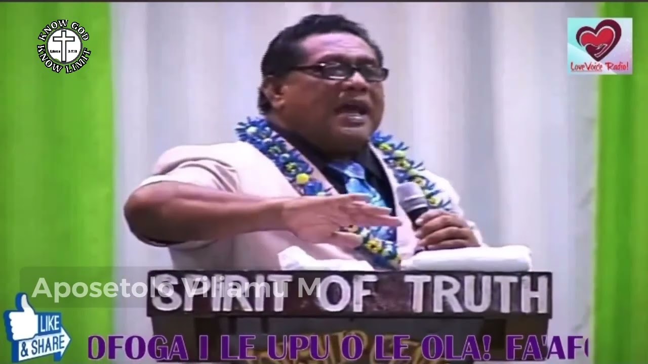 O amioga ma le soifuaga e ola ai le tagata i totonu o le mamalu o le Atua by Aposetolo Viliamu M.