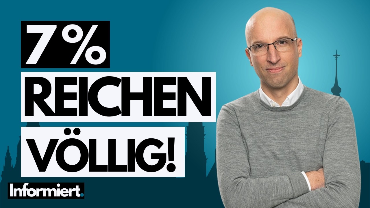 7% Rendite reichen: Warum du nicht der beste Anleger sein musst | Clemens Sch&ouml;mann-Fink