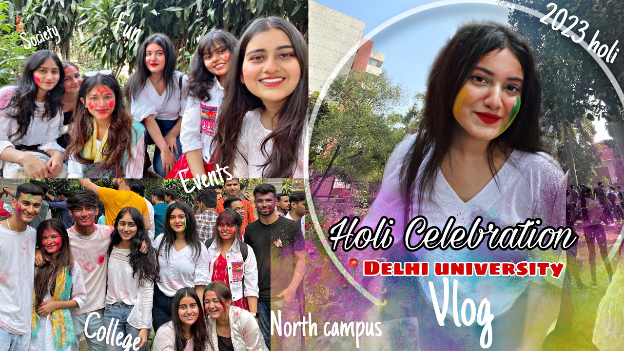 Holi Celebration| Events| ft. DELHI UNIVERSITY| Dyal singh college #delhiuniversity #trending #holi