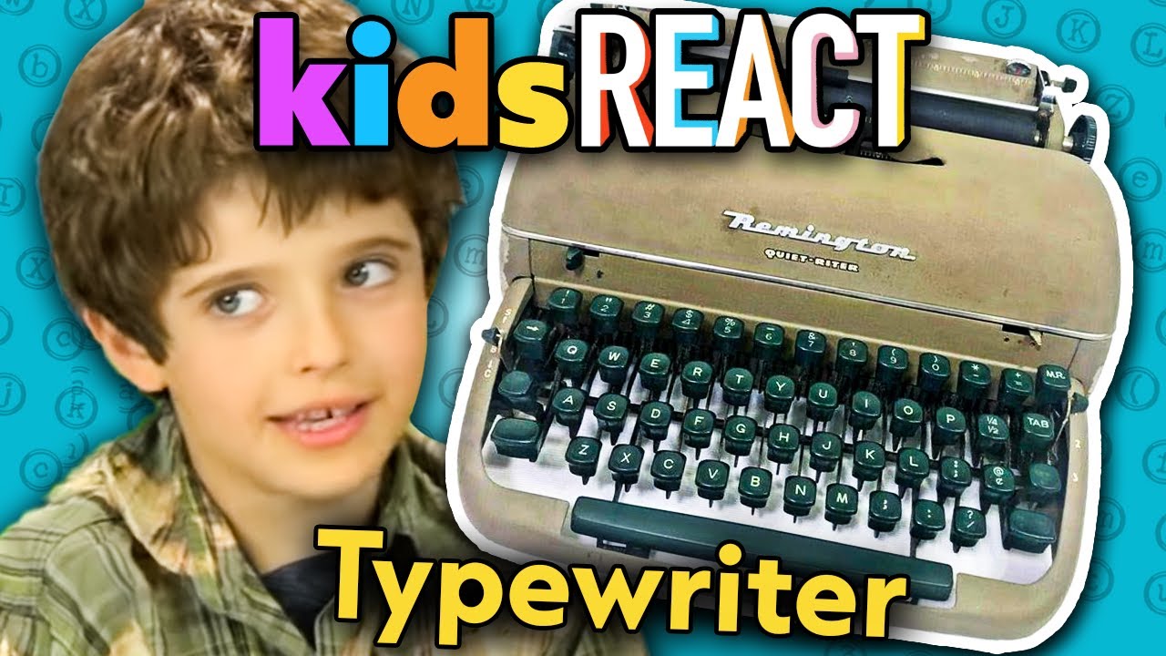 Kids React To Typewriters! | Kids REACT