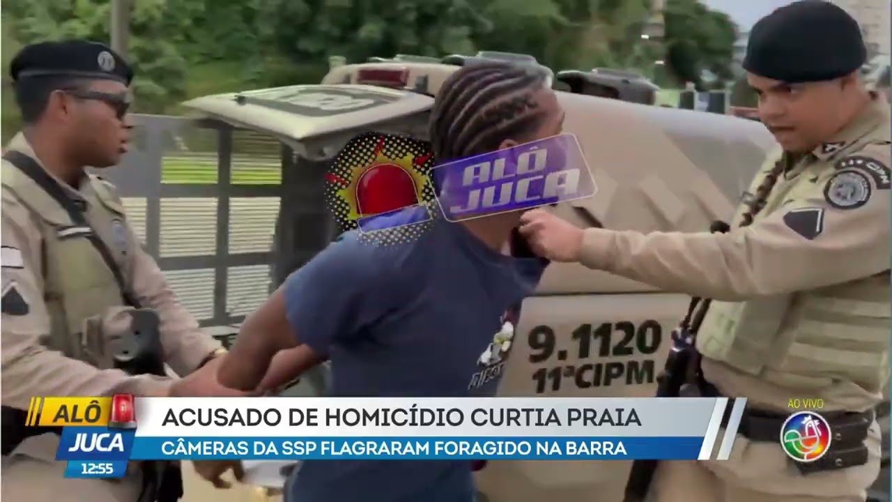 Homem acusado de homicídio curtia praia | ALÔ JUCA | TV ARATU