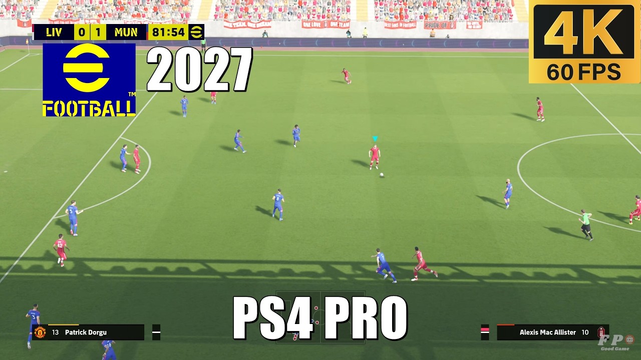 Геймплей Efootball 2027 на PS4 (PES 2027)