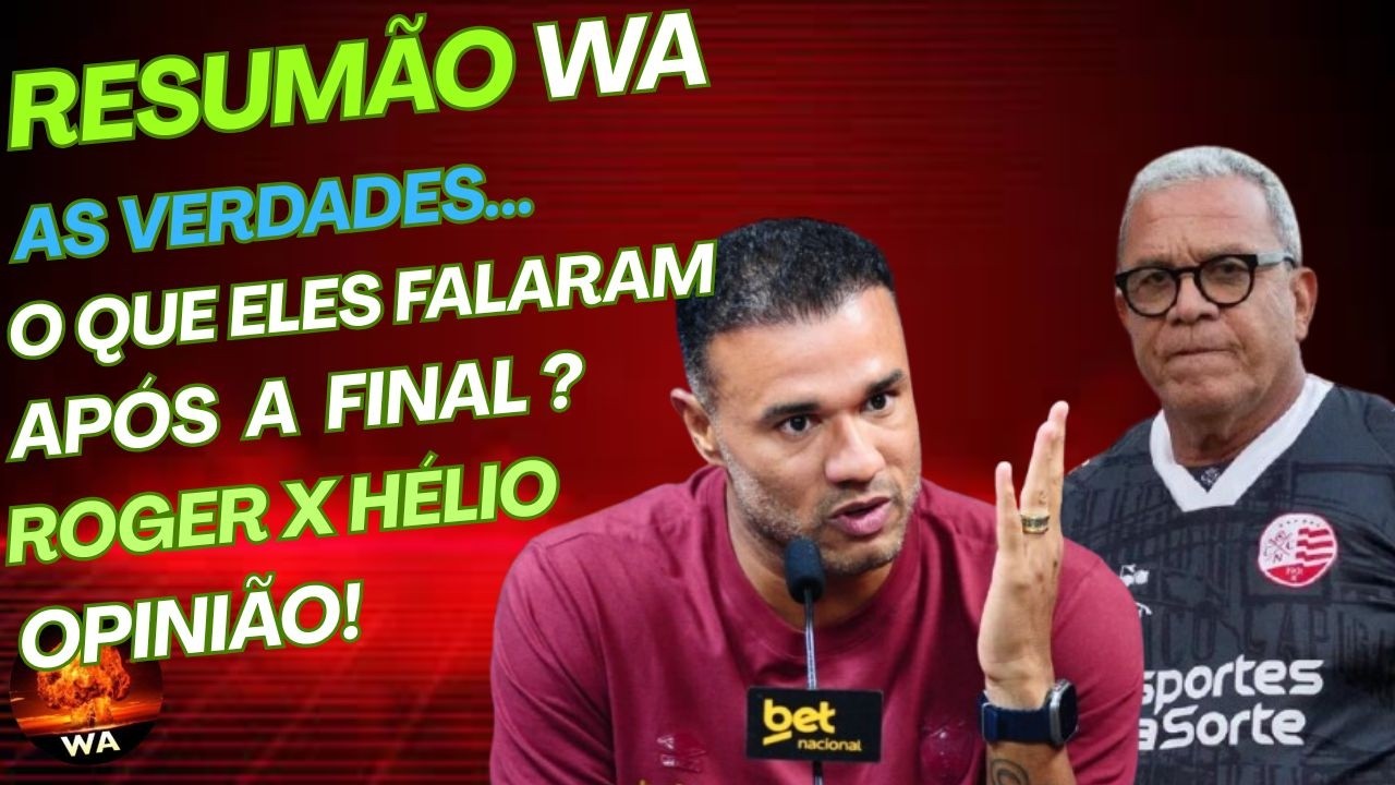 ROGER X HÉLIO - O QUE ELES FALARAM APÓS A FINAL #wareporter100 