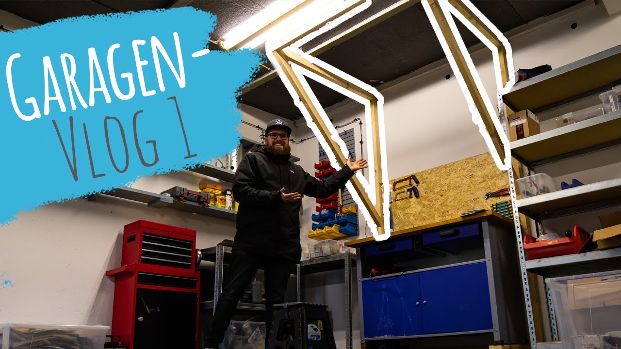 Was bauen wir an die Wand? | Garagen-Vlog 01
