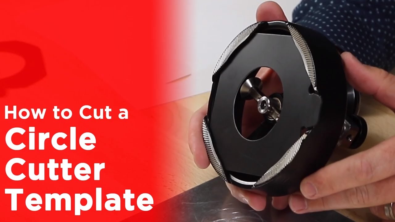 Adjustable Circle Cutter Setup and Cutting the Centering Template - American Button Machines