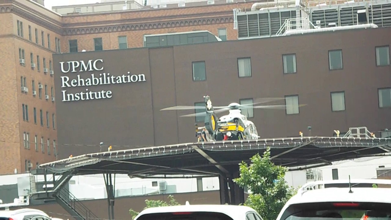 STAT MedEvac 2 Landing at UPMC Mercy