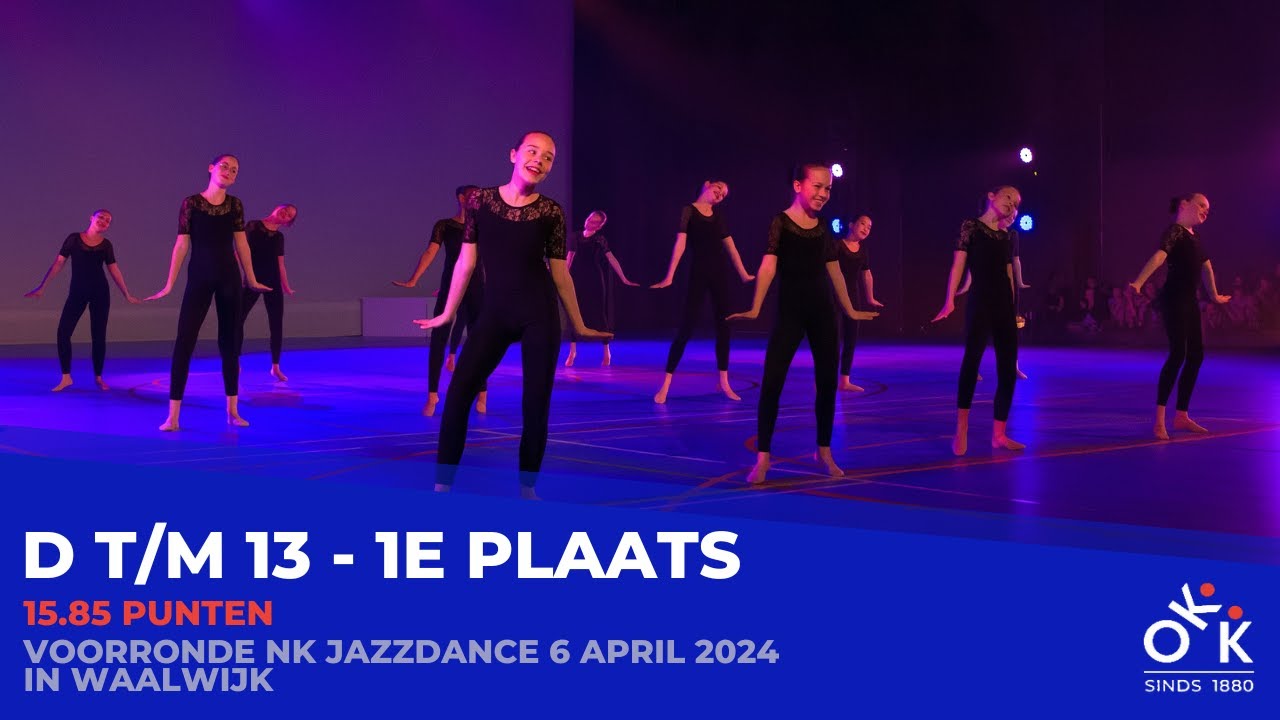 Voorronde NK Jazzdance 2024: D t/m 13 jaar - 1e plaats