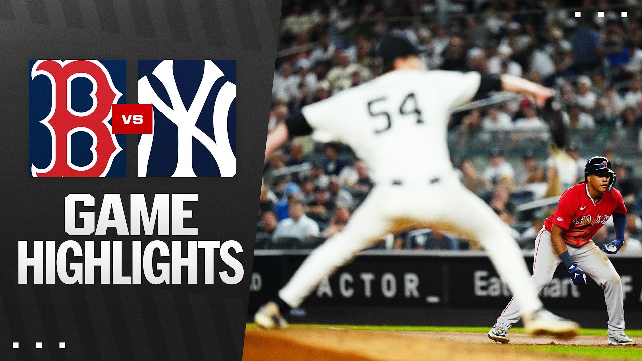Red Sox vs. Yankees Game Highlights (8/22/25) | MLB Highlights