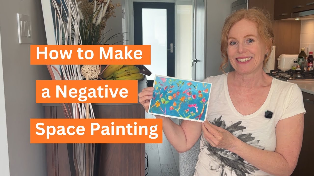 How to Make a Negative Space Painting