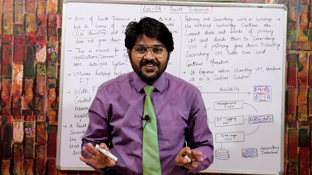 VMware Fault Tolerance-Hindi/Urdu | Lec-06 | What is FT & HA | VCP-DCV Tutorials |VMware vsphere 6.7
