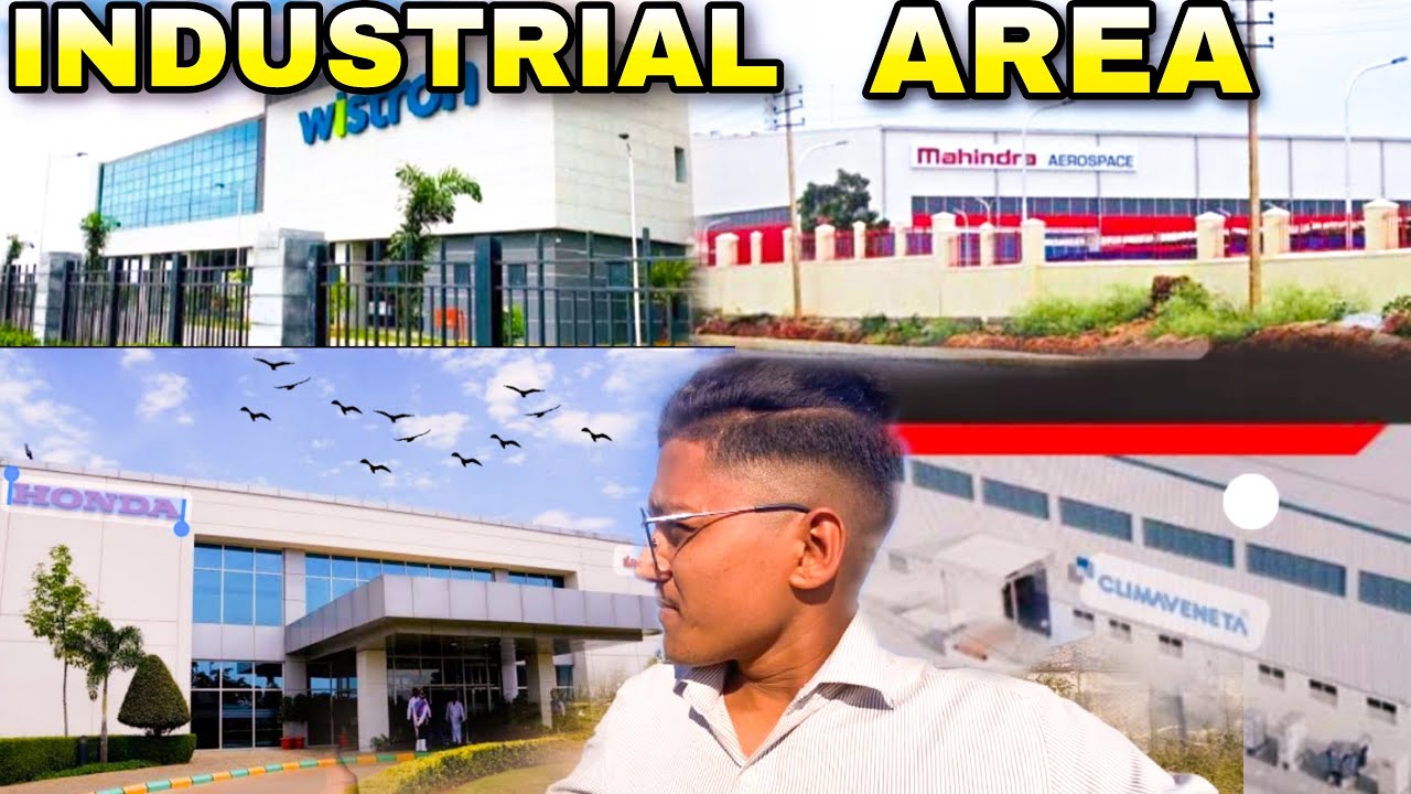 EXPLORING INDUSTRIAL AREA BANGALORE 😱 || WISTRON || HONDA || MAHENDRA AEROSPACE 🔥 #narsapur