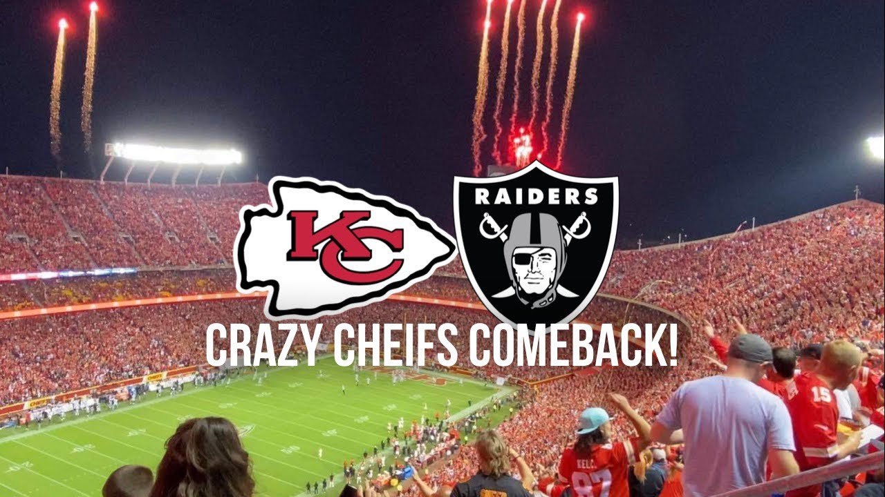 CRAZY CHIEFS COMEBACK WIN AT ARROWHEAD / CHIEFS VS RAIDERS VLOG