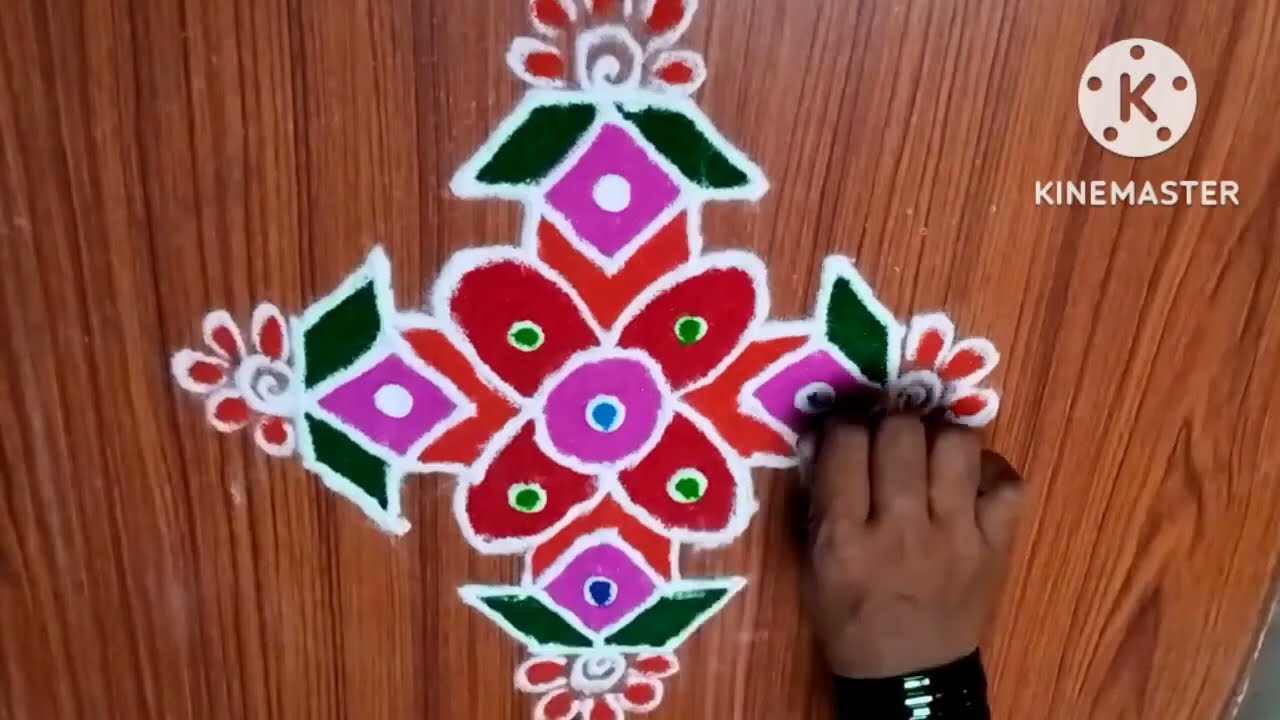 simple attractive small dots rangoli daily use dots rangoli design easy muggulu kolam rangoli
