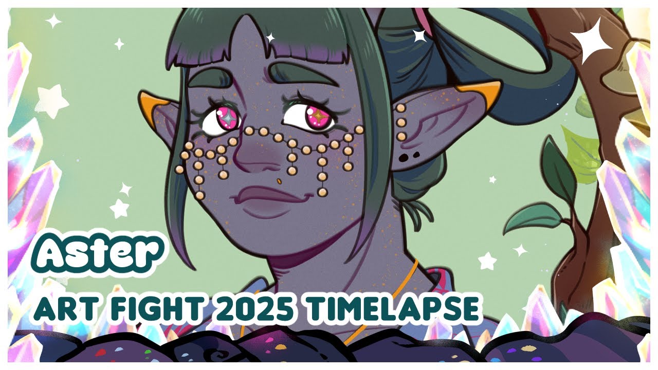Art Fight Timelapse • Aster!