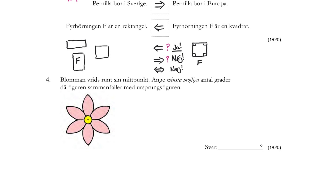 Matematik 1b. Nationellt prov HT 2016, del B. Lösningar.