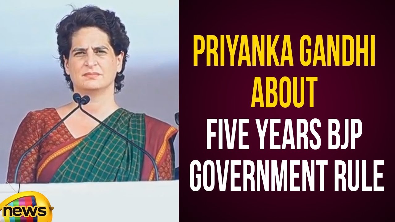 Priyanka Gandhi About Five Years BJP Government Rule | Priyanka Gandhi Election Campaign |Mango News