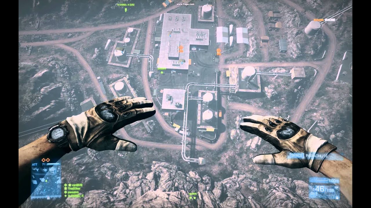 First basejump off Damavand Peak BF3 HD