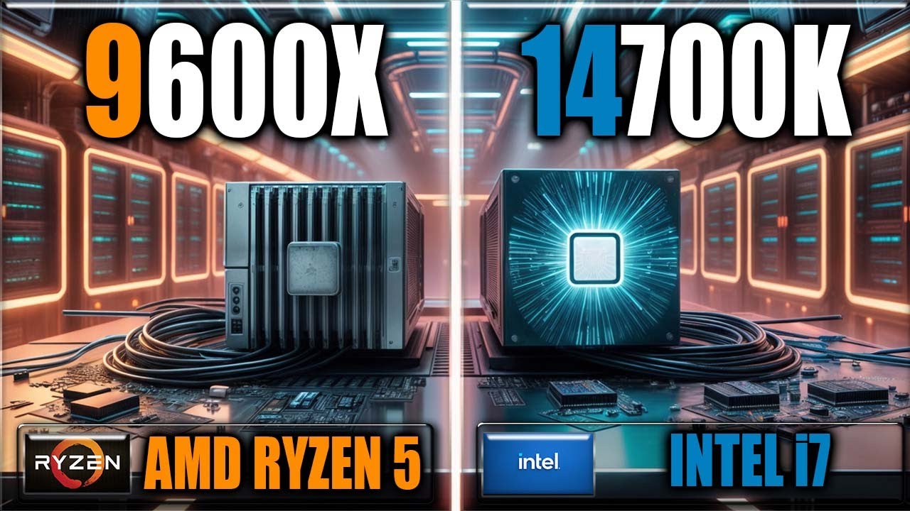 9600X vs 14700K Benchmarks - Tested in Games and Applications