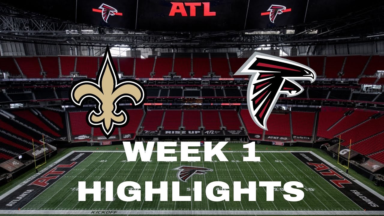 Atlanta Falcons vs New Orleans Saints 2022 Week 1 Highlights