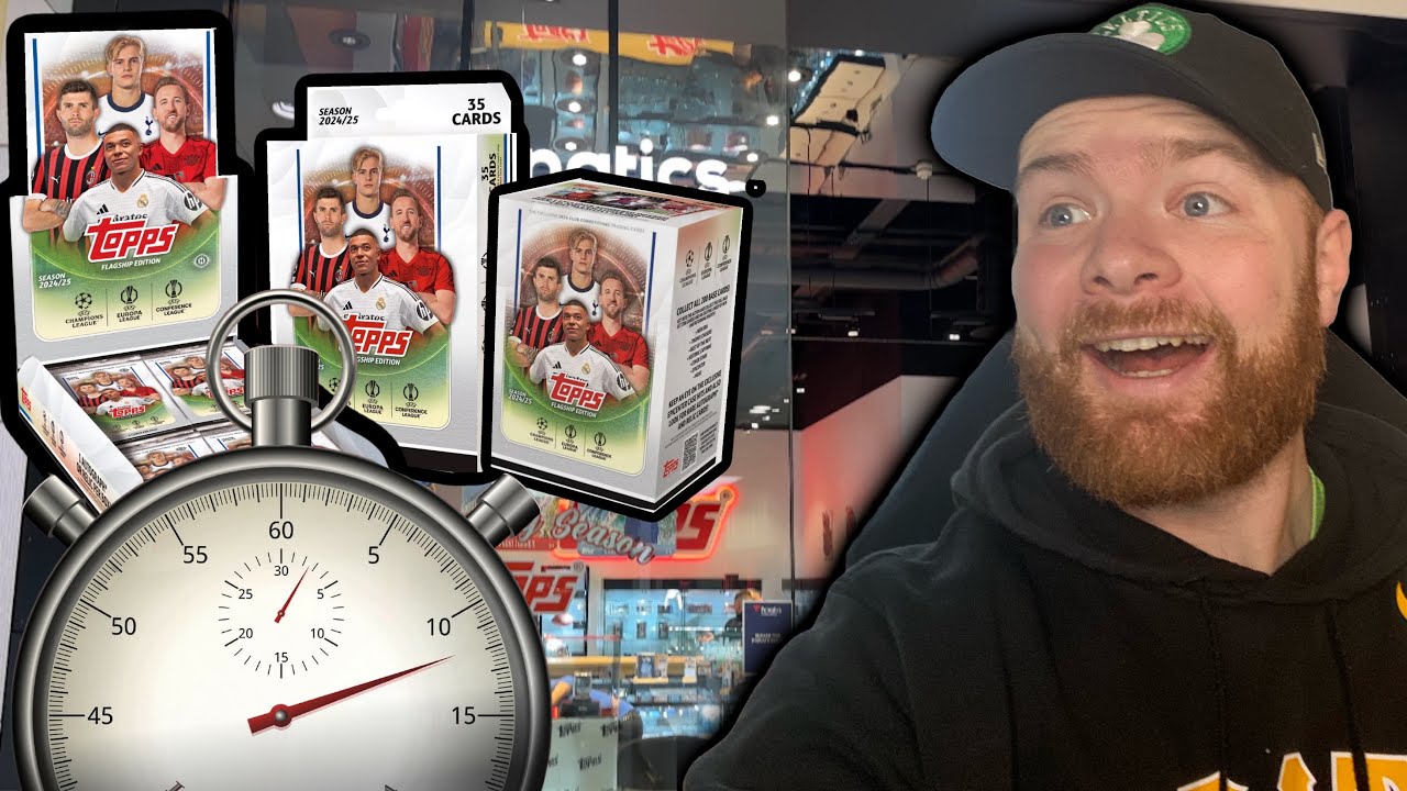 SPEED UNBOXING EVERY NEW TOPPS UCC 24/25 BOX! - CAN I BEAT THE CLOCK?