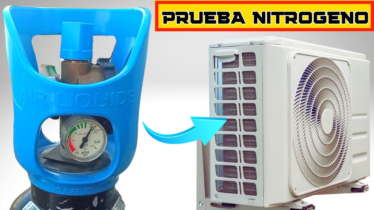 ⭐CÓMO PRESURIZAR CON NITRÓGENO UNA INSTALACIÓN DE AIRE ACONDICIONADO - Guía Paso a Paso