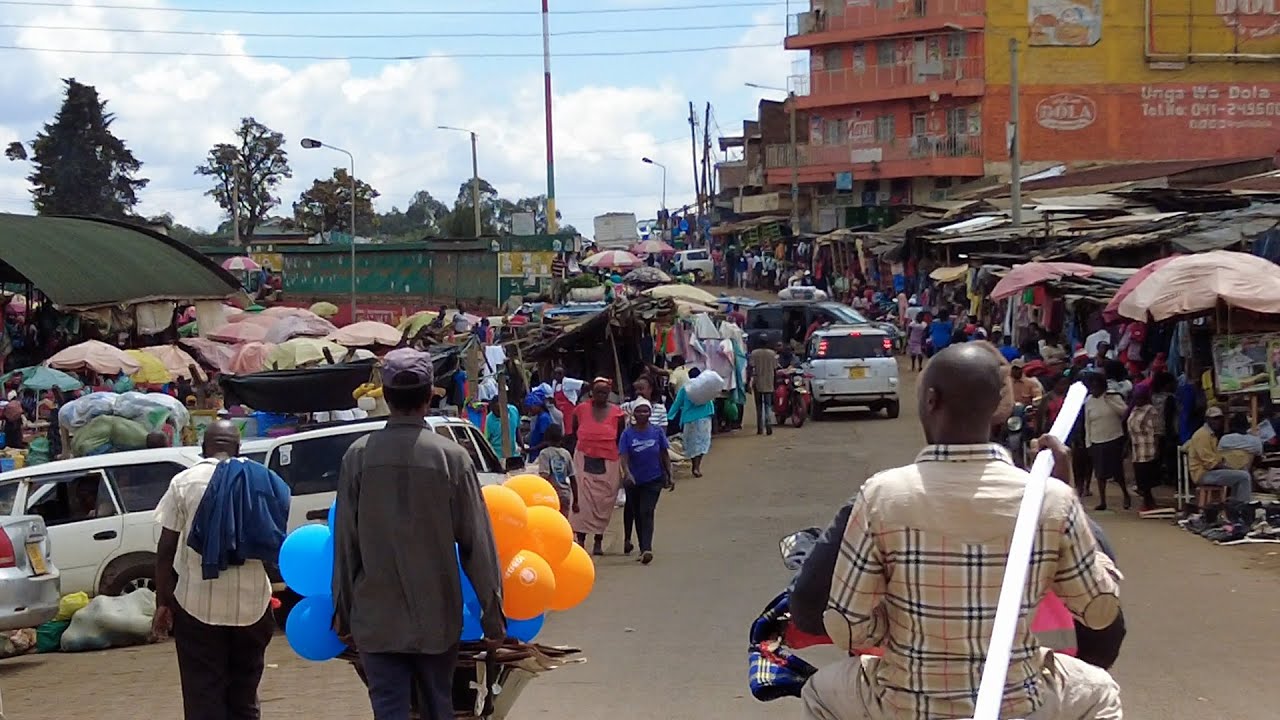 The Biggest Outdoor SuperMarket In Meru County Kenya! gakoromone market