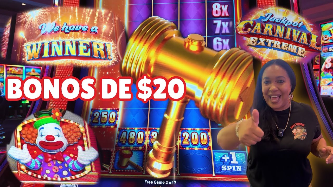 APUESTAS DE $20 JACKPOT CARNIVAL