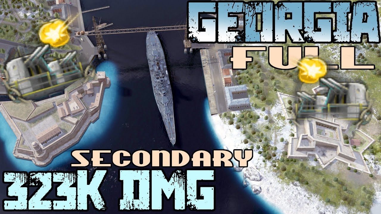 Russian Georgia Kraken Secondary Build || WOWS
