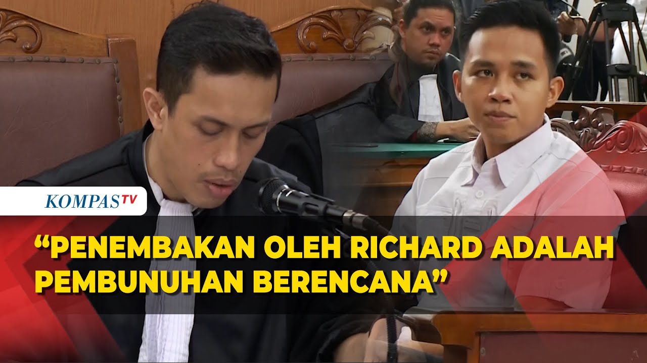 [FULL] Jaksa Tolak Pleidoi Richard Eliezer dalam Replik: Tak Ada Daya Paksa Saat Tembak Yosua