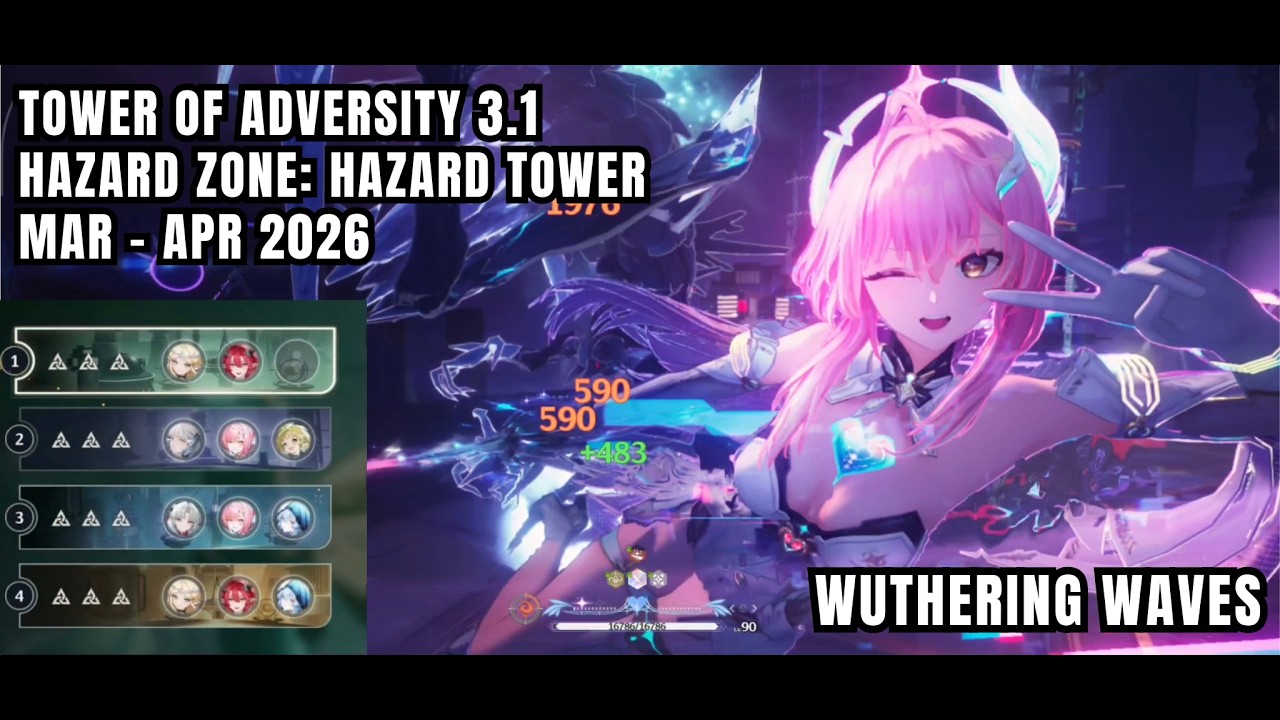 [Wuthering Waves Tower Of Adversity] Hazard Zone: Hazard Tower - March / April 2026 ToA 3.2 3.1