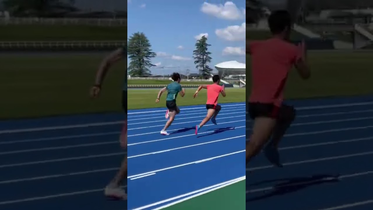 対人SDはガチガチになりがち　#陸上  #sd  #100m