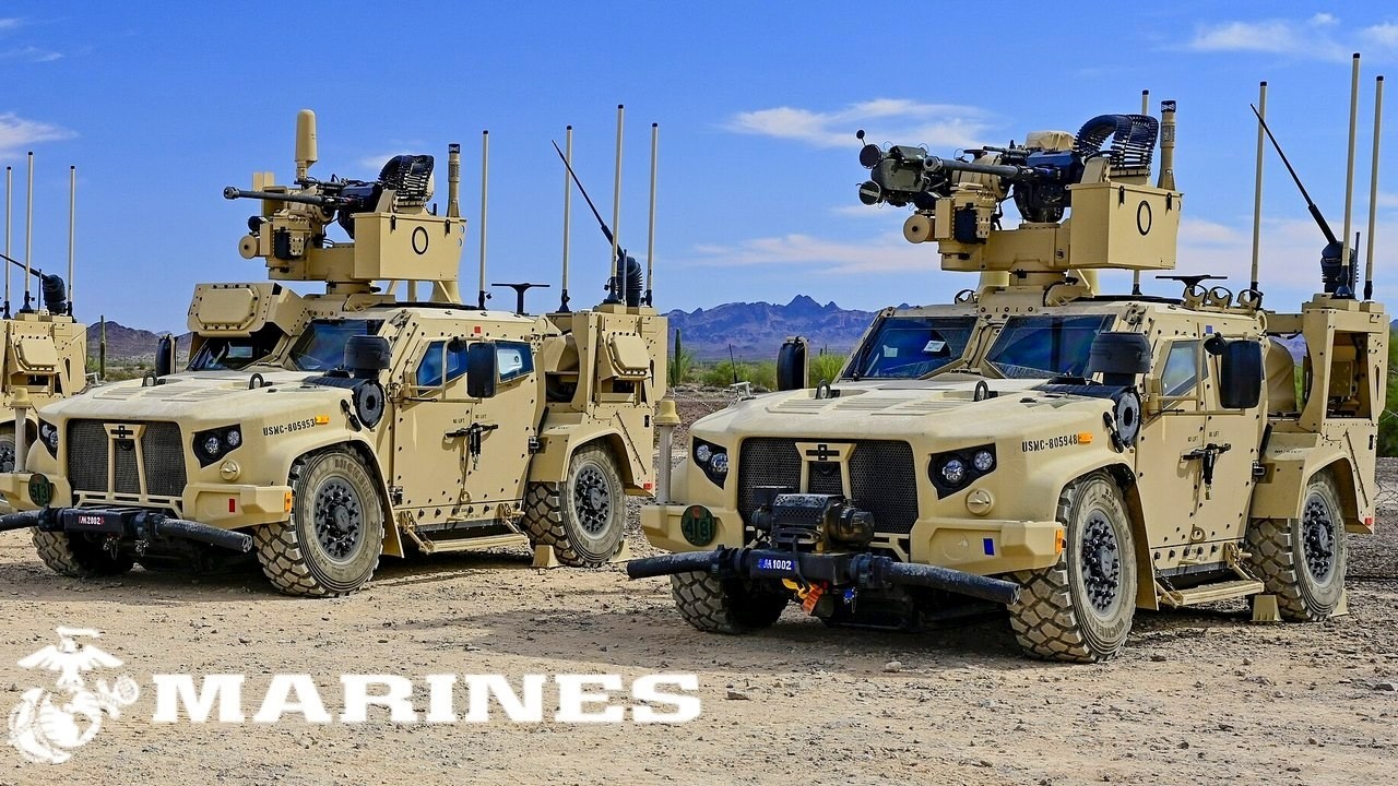 Морские пехотинцы США: бронемашины JLTV MADIS во время военных учений на Филиппинах.