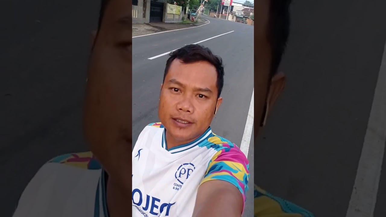 Joging pagi di Indramayu