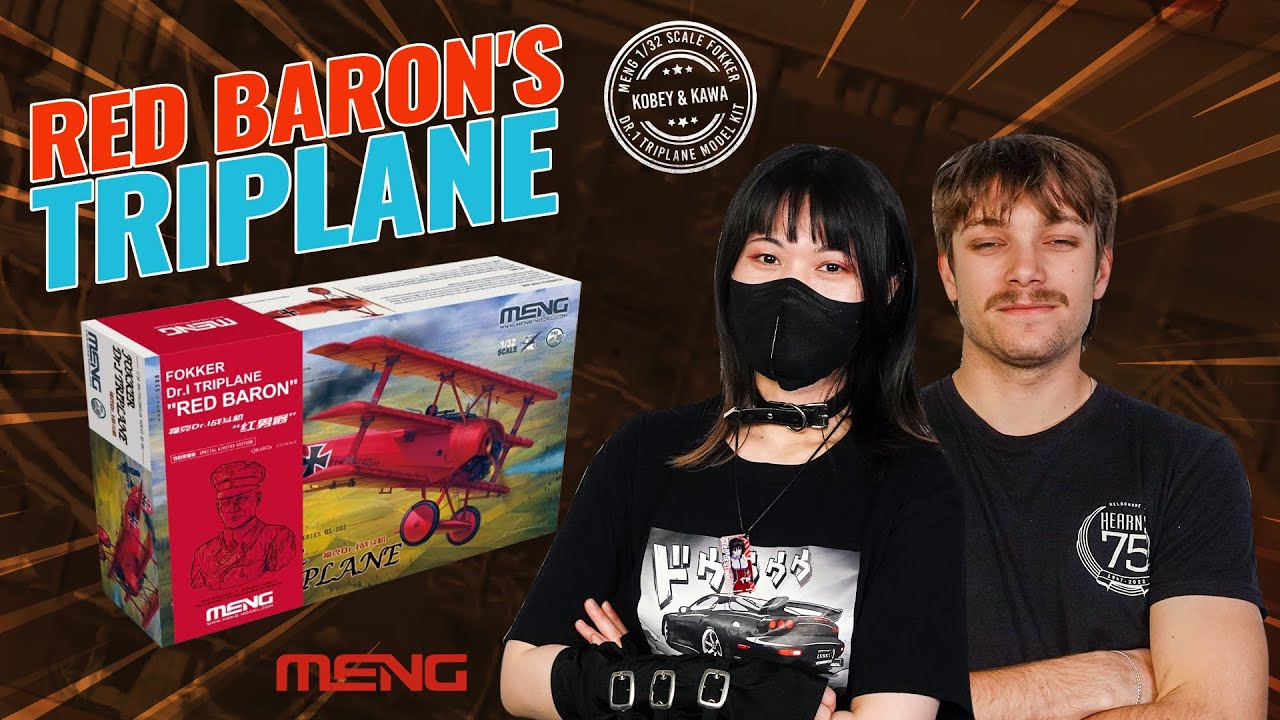 MENG 1/32 Fokker Dr.1 Triplane | Легендарный самолет Красного Барона | #askhearns