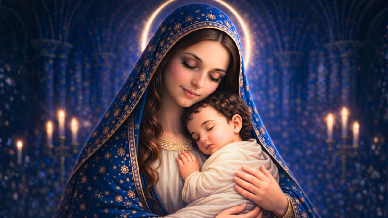 Night Prayer with Mary | LIVE Surrender Your Anxiety Under Her Mantle