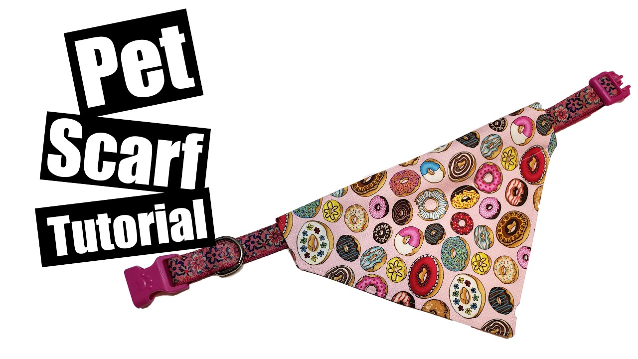 Sew Your Own Pet Collar Scarf With This Free Tutorial!
