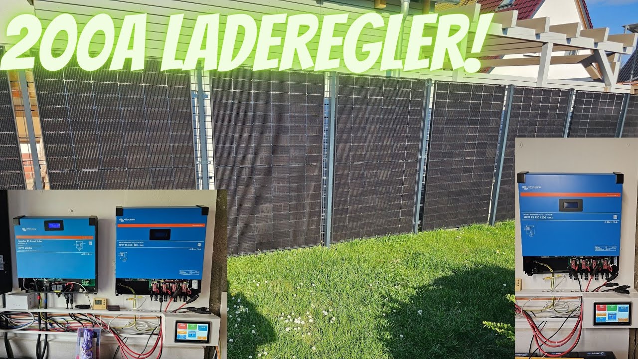 #Victron #Laderegler 450/200 angebaut und Verkabelt PV Absicherung vorbereitet #Lifepo4 64 Kwh 48V