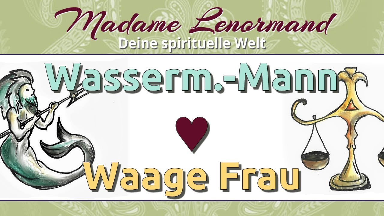 Wassermann Mann & Waage Frau