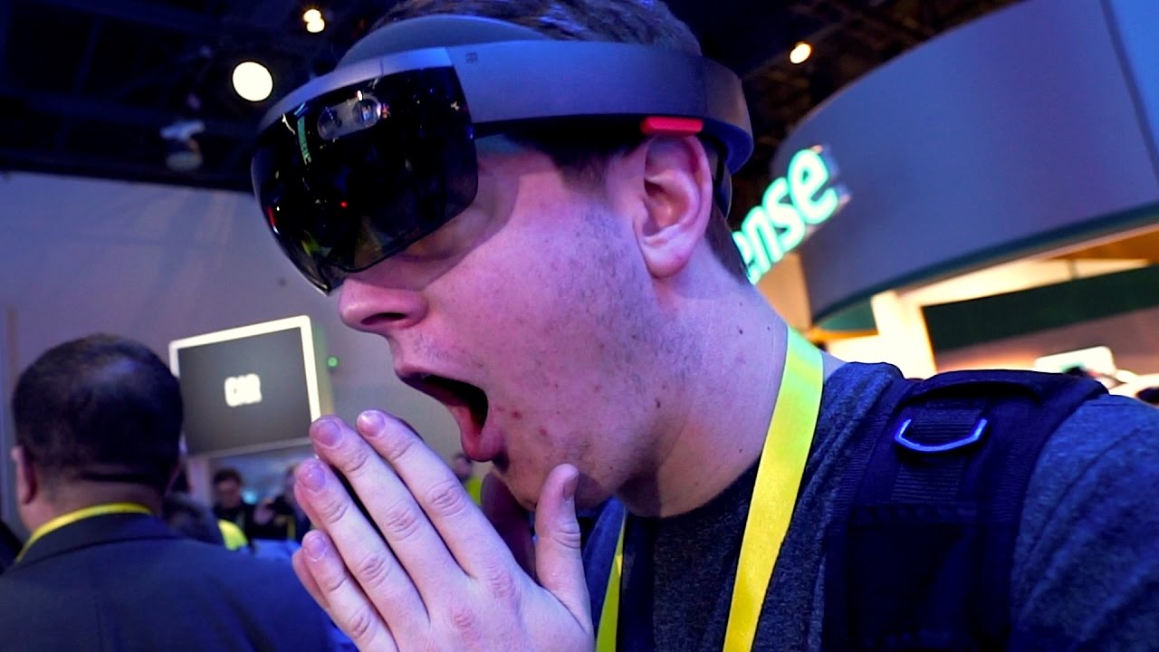 Ich hatte Microsofts Hologramm-Brille auf!