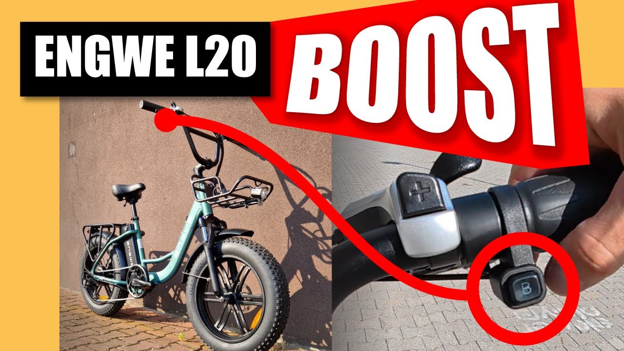 Boost lepszy niż manetka 🤔? Test Engwe L20 Boost