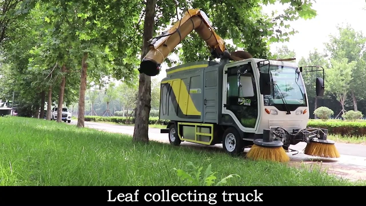 EV LEAF COLLECTION TRUCK. 4.8m&sup3; volume，born for gather leaves