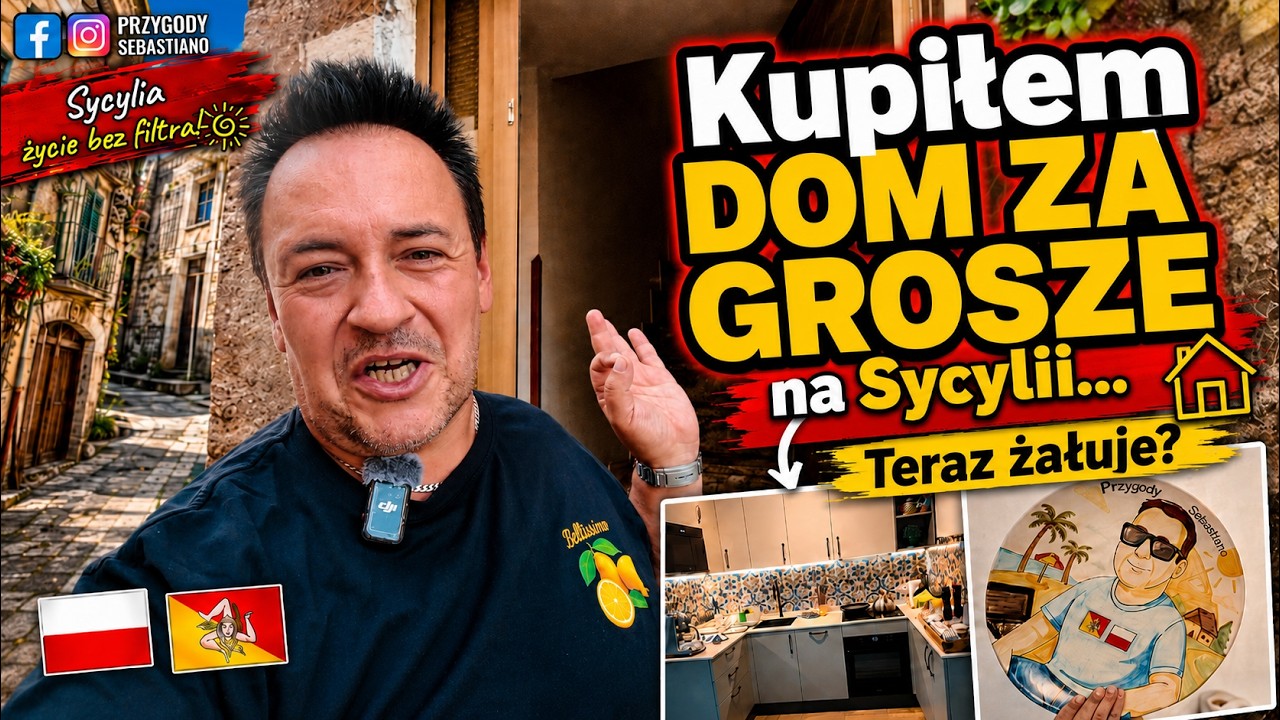 Kupiłem DOM ZA GROSZE na Sycylii&hellip; Teraz żałuje?