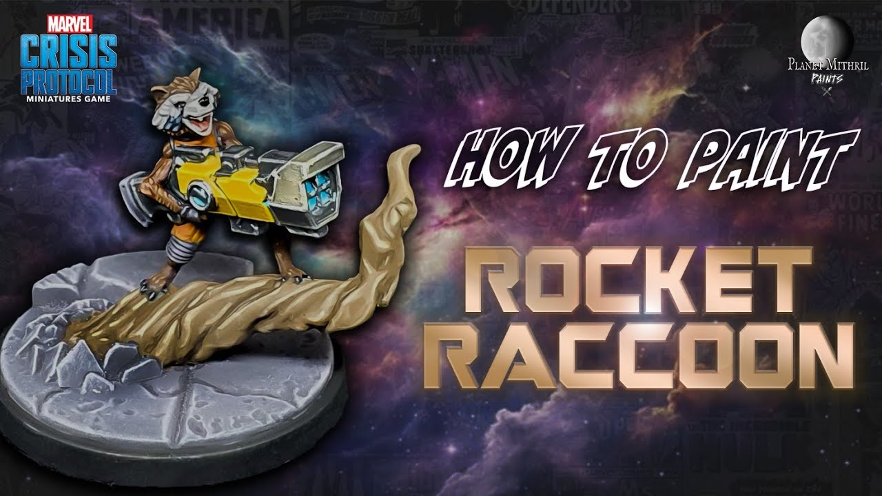How to Paint Rocket Raccoon | Marvel Crisis Protocol Painting Tutorial