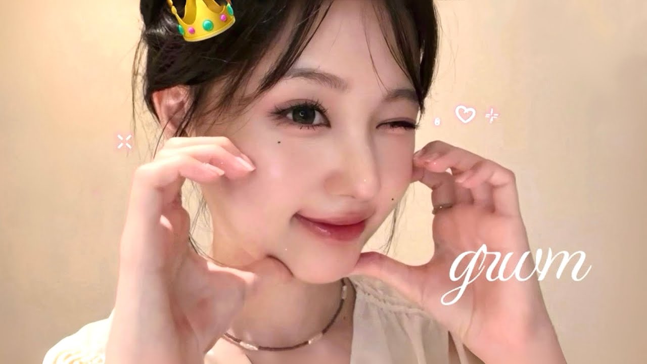 🇹🇭호텔에서 장원영 st 핑크 메이크업 GRWM 👑✨ (ft. 마트에서 오열한 썰💦)