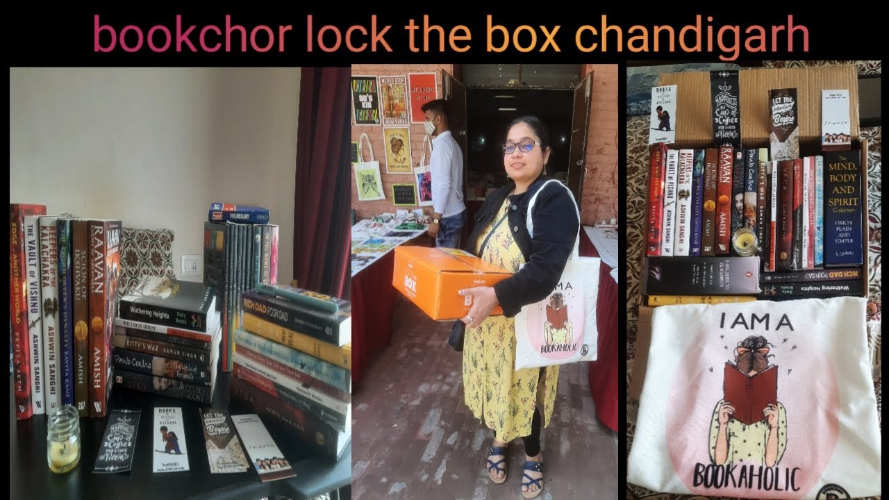 bookchor book haul | lock the box bookchor's changigarh sale 2022/lajpat rai  bhawan bookchor sale